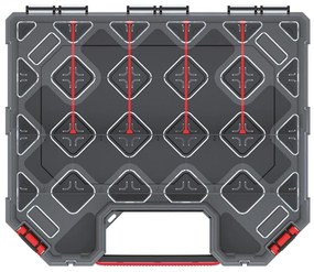 Organizator servieta 28,4 × 24,3 × 10,5 cm II, separatoare, negru
