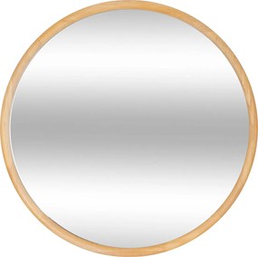 Oglindă din lemn Kim diametru 55 cm