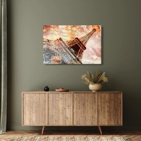 Tablou - Turnul Eiffel în stil vintage (90x60 cm)