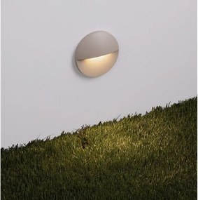 Spot aplicat perete exterior LED 3000K IP65 Toc sand