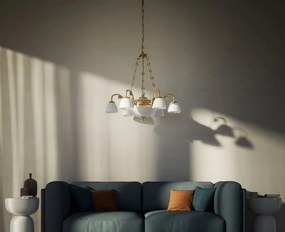 Candelabru din alama stil Art Nouveau Beatrice