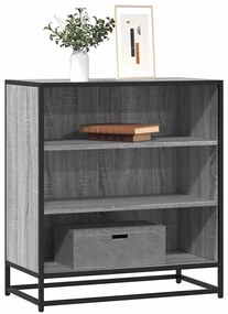 vidaXL Dulap, gri sonoma, 68x35x76 cm, lemn prelucrat și metal