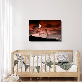 Tablou - Luna luminează noaptea (90x60 cm)