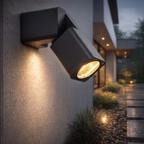 Rabalux 77193 - Aplica de perete pentru exterior GORDES, 1x GU10, 15 W, 230 V, IP65