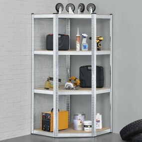 Juskys Raft de colt - 160x75x40-75 cm