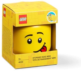 Cutie de depozitare în formă de figurină LEGO® silly, 10,5 x 10,6 x 12 cm