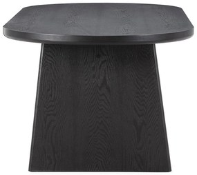 Masă de dining cu aspect de lemn de frasin 100x200 cm Blair – MOME