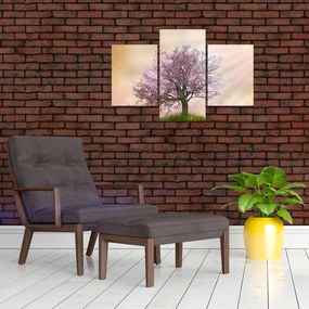 Tablou - Copacul înflorit în deal (90x60 cm)