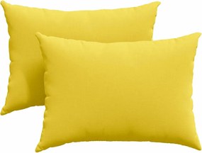 vidaXL Perne pentru canapea 2 pcs Galben Deschis 70 x 50 cm țesătură