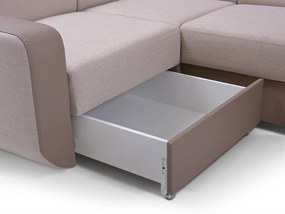 Zondo Colțar Istar U (Gri închis + Alb) (S). 630094