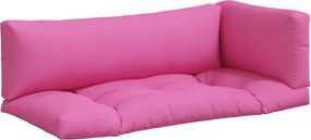 vidaXL Perne pentru paleți, 3 buc., roz, țesătură oxford