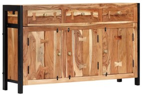 247449 vidaXL Dulap, 120 x 35 x 75 cm, lemn masiv de acacia
