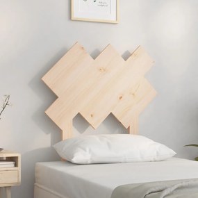 Tablie de pat, 72,5x3x81 cm, lemn masiv de pin Maro, 72.5 x 3 x 81 cm, 1