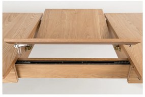 Masă dining extensibilă Zuiver Glimps, 120 x 80 cm