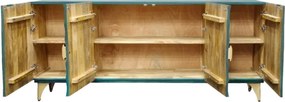 Comoda design vintage Golden Sunset 180cm turcoaz