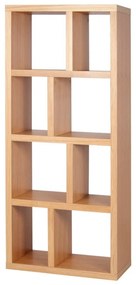 Bibliotecă în culoare naturală cu aspect de lemn de stejar 70x159 cm Berlin – TemaHome