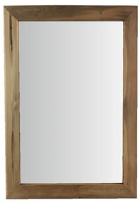Oglindă lemn tec reciclat 100x70 cm