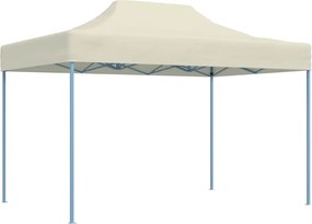 vidaXL Cort de petrecere pliabil profesional, crem, 3 x 4 m, oțel