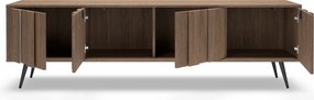 Comodă TV Flaro 184 cm cu iluminare - stejar dunin