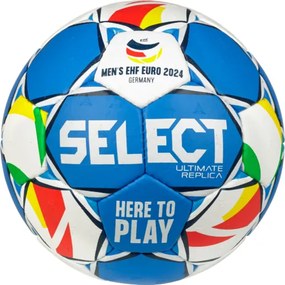 Minge de Handbal Select Ultimate EHF Champions League Replica albastru / alb dimensiune 3