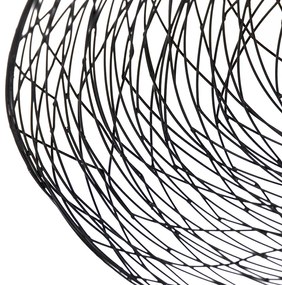 Plafoniera orientala neagra 60 cm - Glan