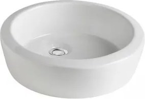 Lavoar pe blat Gala Eos rotund alb lucios 40 cm