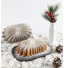 Forma de copt Dr.Oetker Sensation 2554, 27.5 cm, Acoperire antiaderenta, Aluminiu turnat, Argintiu