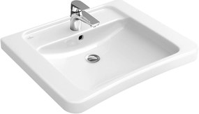 Villeroy &amp; Boch Vita lavoar 65x55 cm dreptunghiular clasică pentru persoane cu dizabilități alb 517867R1