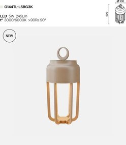 Lampa exterior portabila cu baterii protectie IP54 Vetra