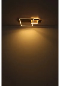 Globo VANNI 67289D1 - plafonieră LED, 24W/230V, maro/negru