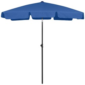 Umbrela de plaja, albastru azuriu, 180x120 cm azure blue, 180 x 120 cm