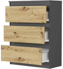 Comoda compactă R-3 - diverse variante de culori antracit mix artisan
