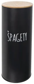 Cutie metalică pentru spaghetti Orion  Black