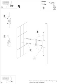 Aplică Sollux SL.1529 PASTELO 2xG9/8W/230V roșu
