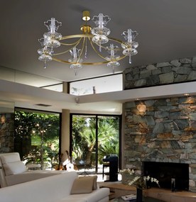 Candelabru deosebit design LUX Cristal Bohemia Exclusive ISABELL 02-CH