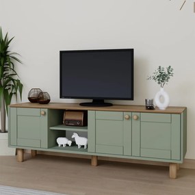 Comoda TV, Hanah Home, Bohemian 1600-84, 160x56x40 cm, Verde