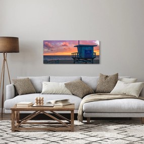 Tablou de pe plaja Santa Monica (120x50 cm)