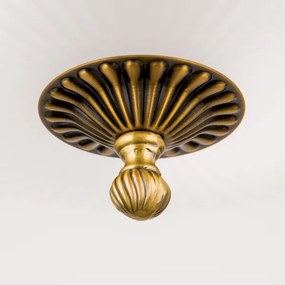 Lustră pe lanț Orion LU 1689/6+3 ROCCA 9xE27/60W/230V d. 75 cm bronz/alb