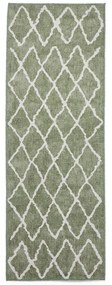 Covor tip traversă verde lavabil 61x170 cm Coral Green – Think Rugs
