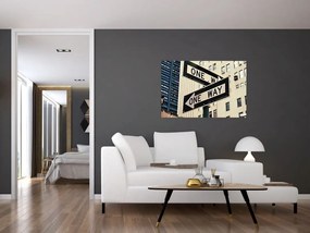 Tablou - New York ONE WAY (90x60 cm)