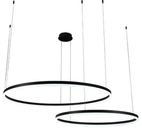 Lustră LED dimabilă pe cablu LED/100W/230V 3000-6500K + telecomandă