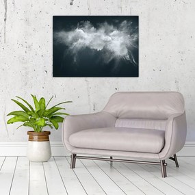 Tablou pe sticlă cu abstracție (70x50 cm)