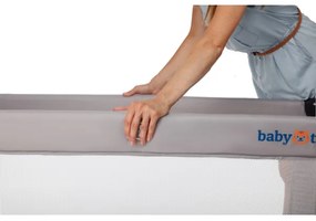 Pătuț de voiaj Baby Tiger VIKI gri KINDERKRAFT