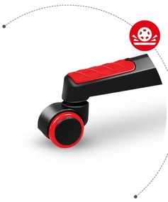 Fotoliu gaming Fusion 6.2 (negru + roșu). 1087485