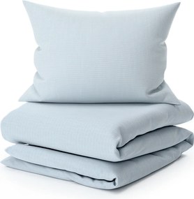 Lenjerie de pat din bumbac LINIE BLUE bleu deschis Dimensiune lenjerie de pat: 70 x 90 cm | 140 x 200 cm
