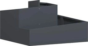 vidaXL Vază pentru Grădină Antracit 80 x 80 x 50 cm