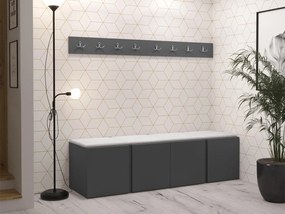 Hol Timothy VII (grafit) (piele ecologică Soft 017 (Alb)). 1060117