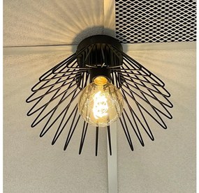 Plafonieră ONLI DUCCIO 1xE27/22W/230V d. 30 cm negru