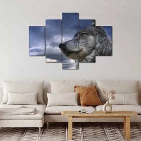 Tablou - Cap de lup (150x105 cm)
