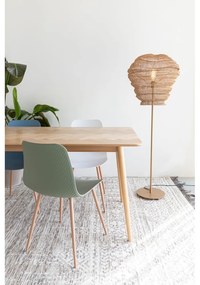 Masă de dining cu aspect de lemn de stejar 90x180 cm Fabio – White Label